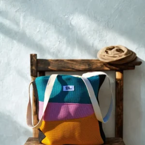 Bolso de rayas