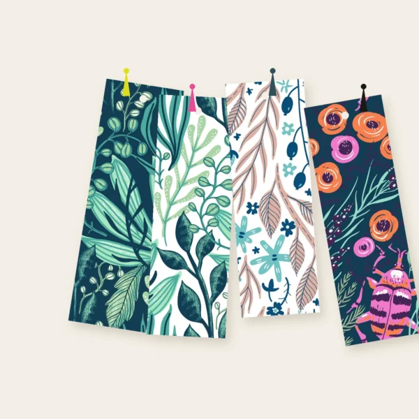 Marcapáginas «Tropical» con borla (imagen orientativa)
