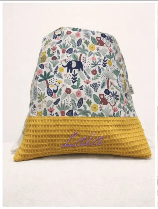 Mochila saco con nombre