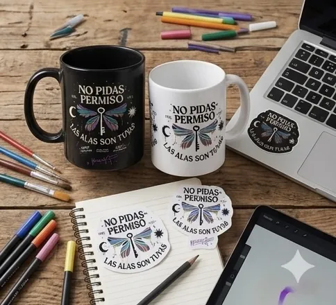 Taza No pidas permiso (imagen orientativa)