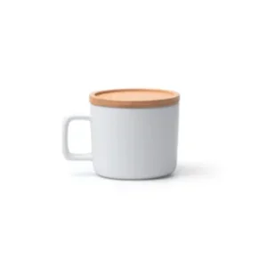 Base lisa para personalizar: taza tapa bambu